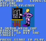 Incredible Crash Dummies screenshot 4 for Sega Game Gear